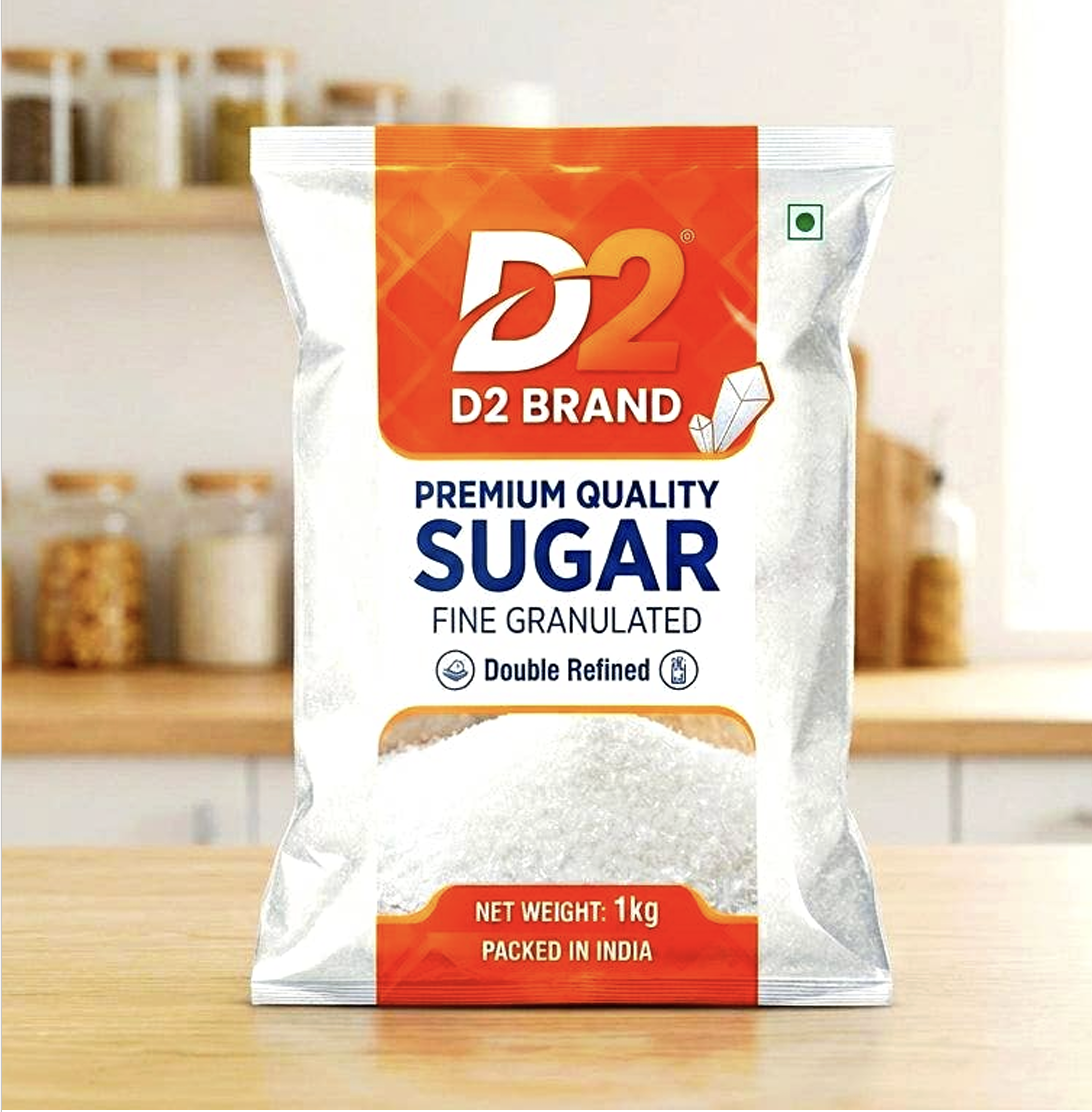 Brand Premium Quality Sugar - Fine Granulated (1 kg)